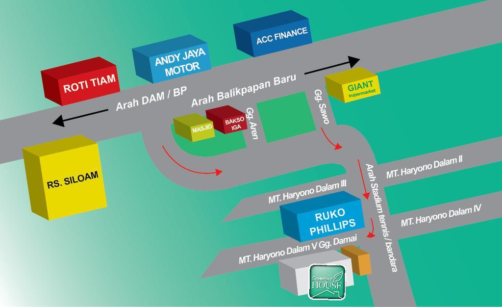 Comfort House Otel Balikpapan  Dış mekan fotoğraf